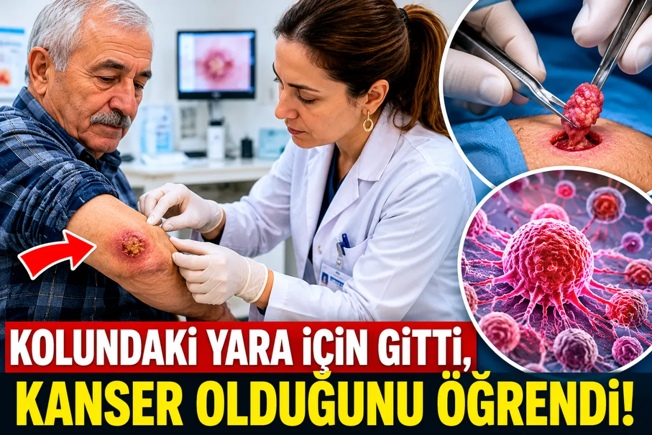 Kolundaki Geçmeyen Yara Cilt Kanseri Çıktı: Erken Teşhis Büyük Riskleri Önledi