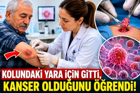 Kolundaki Geçmeyen Yara Cilt Kanseri Çıktı: Erken Teşhis Büyük Riskleri Önledi