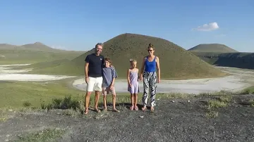 Avusturyalı Karavancı Aile Konya'daki Meke Gölü'ne Hayran Kaldı