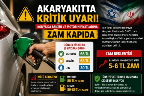 Konya’da Benzin ve Motorin Fiyatları İçin Zam Beklentisi Gündemde