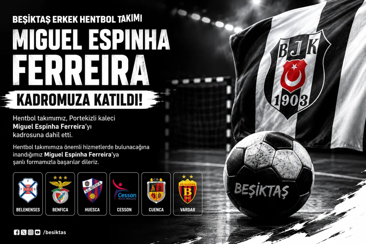 Beşiktaş Hentbolda Kaleyi Portekizli İsme Emanet Etti