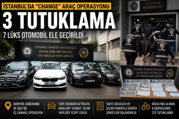 İstanbul’da Change İşlemi Yapılan Araçlara Operasyon