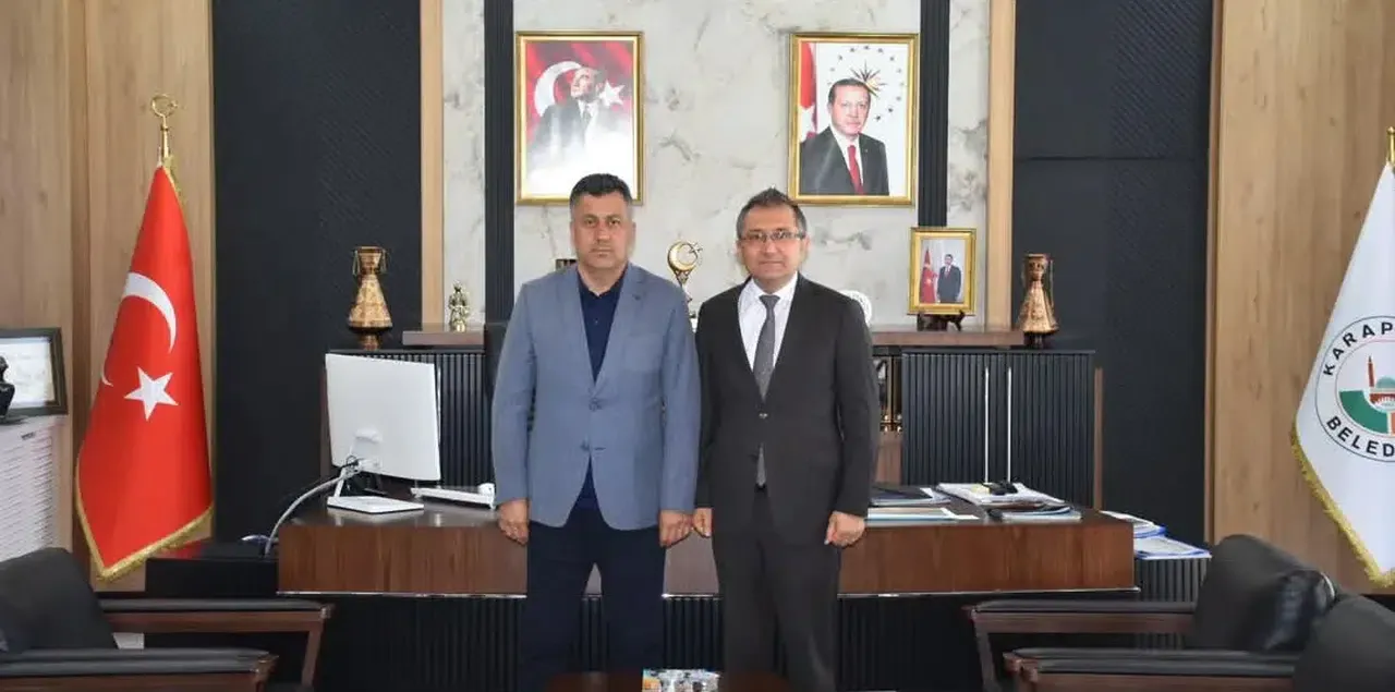 Karapınar Belediyesi Mustafa İnce’yi Ağırladı
