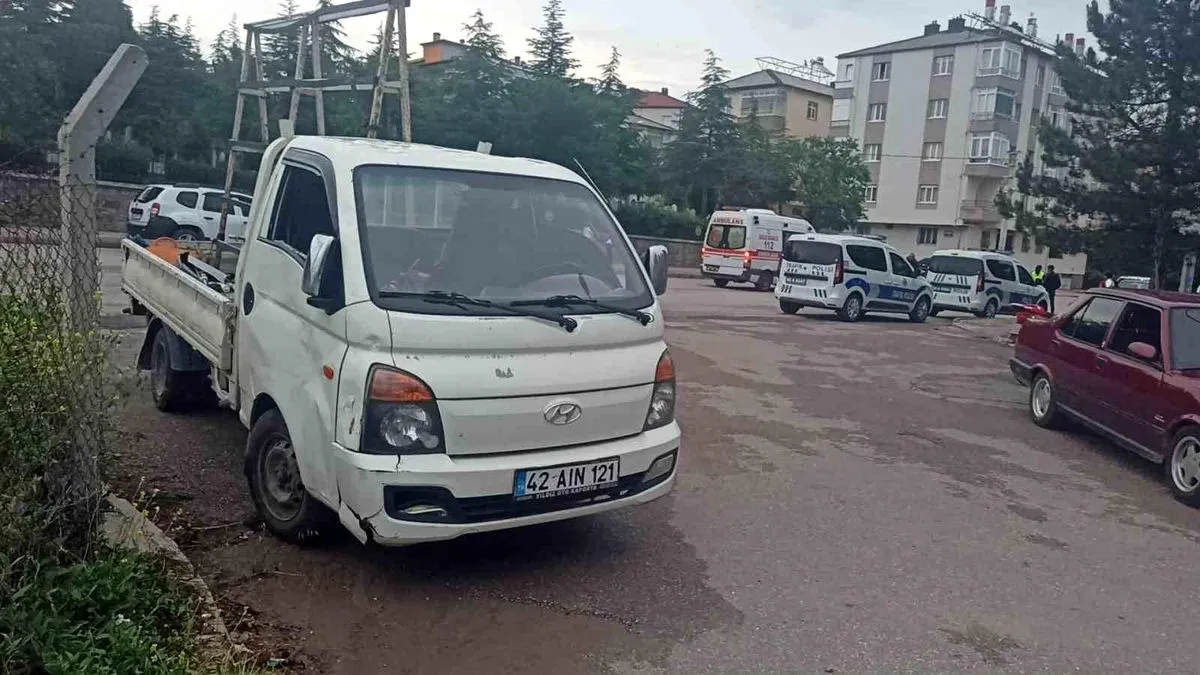 Seydişehir’de Pikap ile Motosiklet Çarpıştı: 2 Yaralı