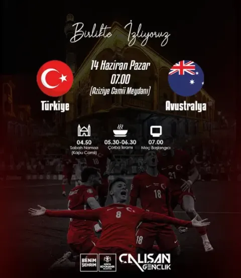 Konya Bu Pazar Milli Heyecan İçin Aziziye Meydanı’nda Buluşuyor