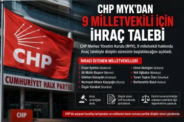 CHP MYK'dan 9 Milletvekili İçin İhraç Talebi
