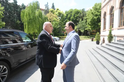 Filistin’in Ankara Büyükelçisi Ebu Ceyş Konya’da: “Sonsuz Şükranlarımızı Sunuyoruz”