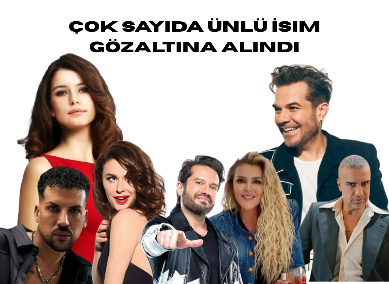 İstanbul'da Uyuşturucu Operasyonu: Çok Sayıda Ünlü İsim Gözaltına Alındı