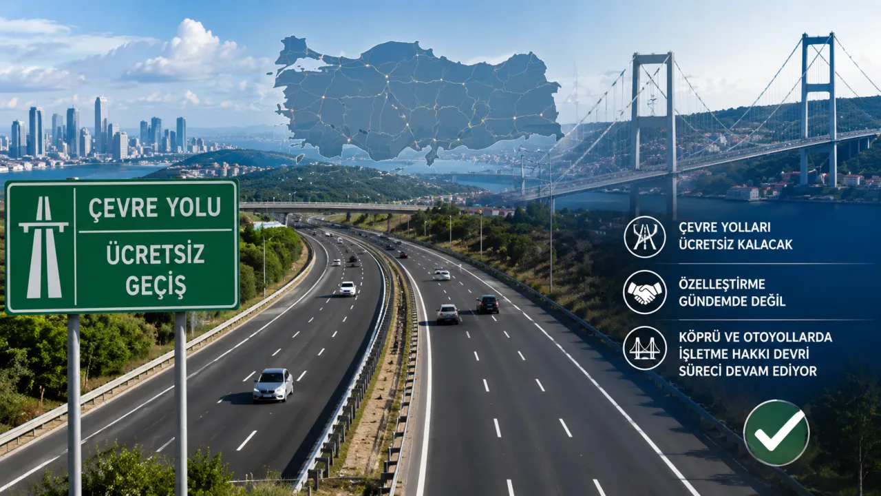 Milyonları İlgilendiren İddiaya Net Yanıt! Çevre Yolları Ücretli Mi Oluyor?