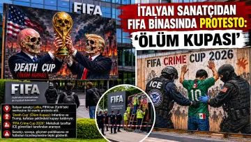 FIFA Genel Merkezi Önünde Dikkat Çeken Protesto: “Ölüm Kupası”