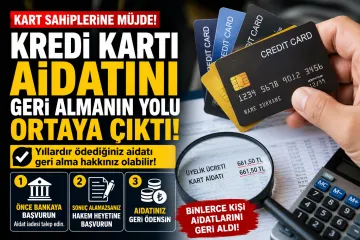 Kredi kartı aidatını geri almanın yolu açıklandı! Bankadan iade talep edebilirsiniz