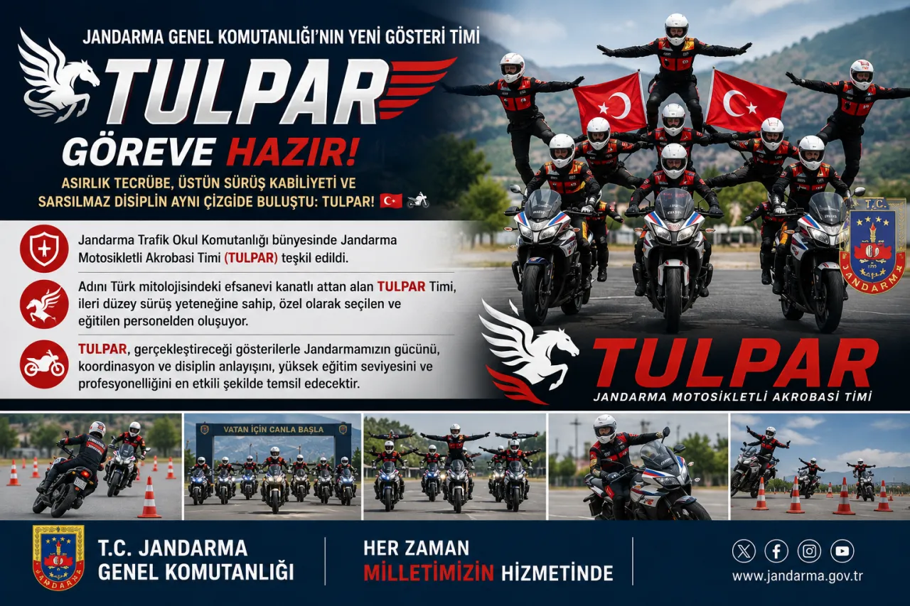Jandarma'nın Yeni Gösteri Timi TULPAR Tanıtıldı
