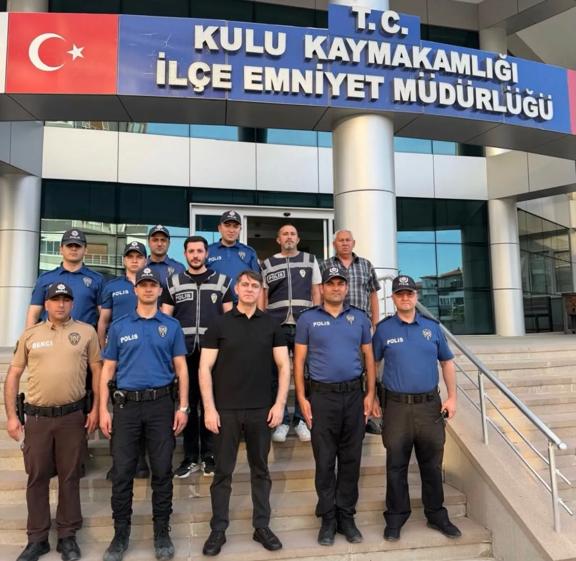 İl Emniyet Müdürü Necmettin Koç'tan Kulu İlçe Emniyet Müdürlüğü'ne Ziyaret