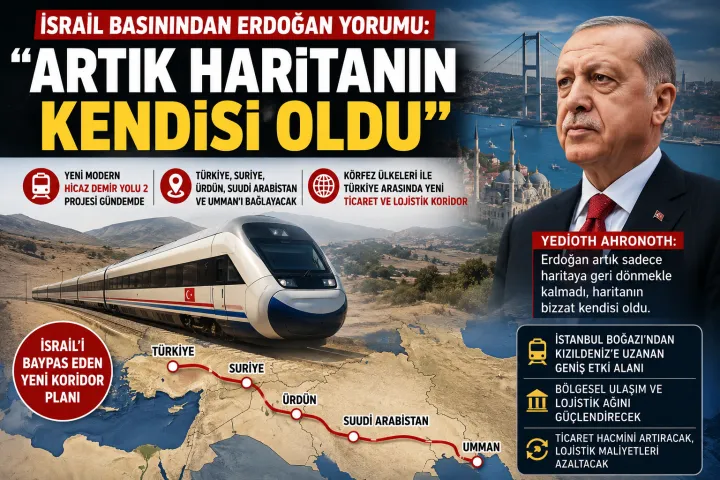 İsrail Basınından Erdoğan Yorumu: “Artık Haritanın Kendisi Oldu”
