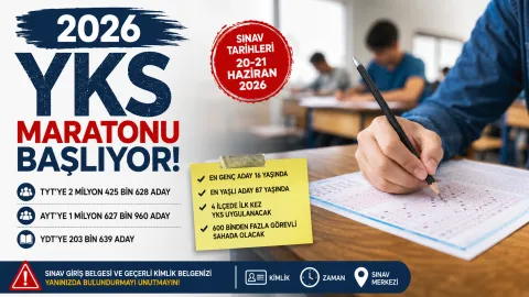 YKS Maratonu Başlıyor! En Genç Aday 16, En Yaşlı Aday 87 Yaşında