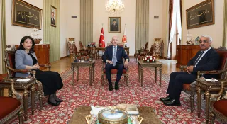 TBMM Başkanı Kurtulmuş DEM Parti Heyetini Kabul Etti