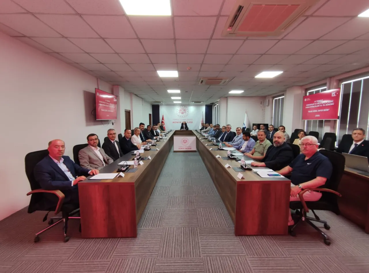 Konya 15 Temmuz’a Hazırlanıyor! Kritik Toplantıda Yol Haritası Belirlendi
