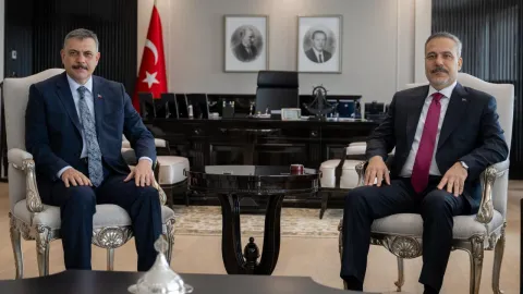 Hakan Fidan ve Mustafa Çiftçi Ankara’da Görüştü