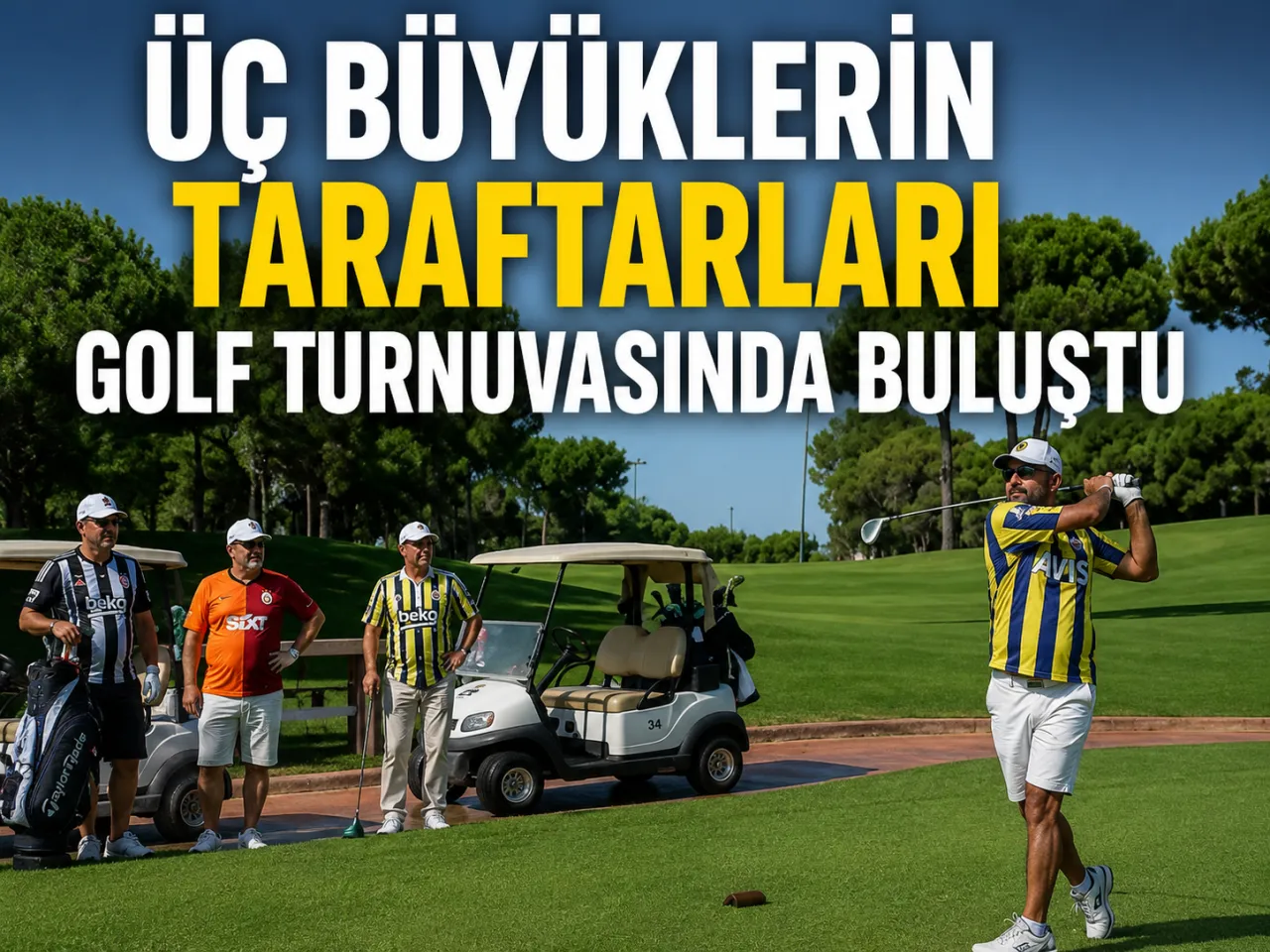 Üç Büyüklerin Taraftarları Golf Turnuvasında Buluştu