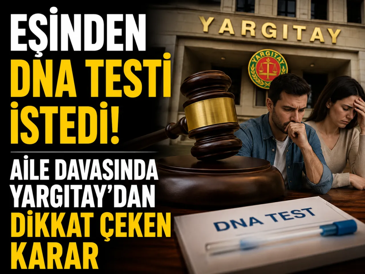 Eşinden DNA Testi İstedi! Aile Davasında Yargıtay’dan Dikkat Çeken Karar