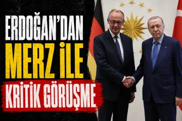 Cumhurbaşkanı Erdoğan, Almanya Şansölyesi Merz İle Görüştü