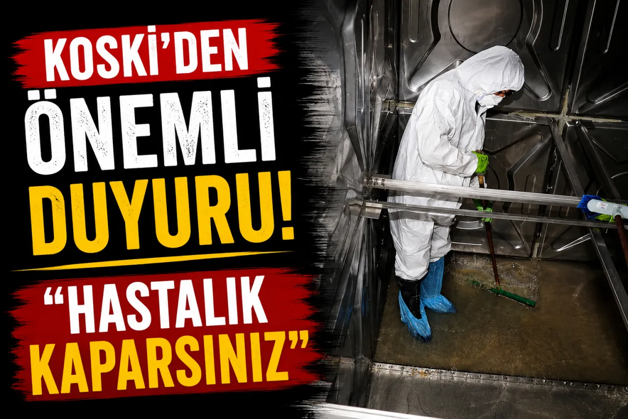 KOSKİ’den Konya’ya Su Deposu Uyarısı: 6 Ayda Bir Temizlenmeli