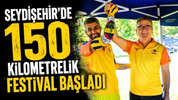 Seydişehir 5. Bisiklet Festivali Kuğulu Tabiat Parkı’nda Start Aldı
