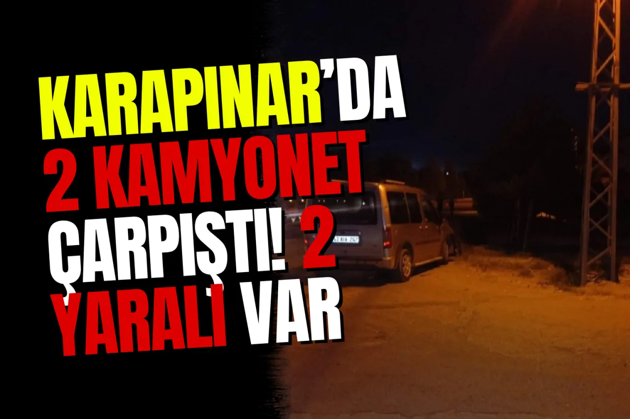 Konya Karapınar'da Trafik Kazası: Eşeli Caddesi'nde Çarpışan Araçlarda 2 Yaralı