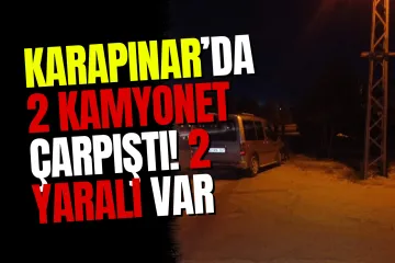 Konya Karapınar'da Trafik Kazası: Eşeli Caddesi'nde Çarpışan Araçlarda 2 Yaralı