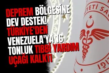 Sağlık Bakanlığı Venezuela'daki Depremzedeler İçin 223 Bin Tıbbi Malzeme Gönderdi