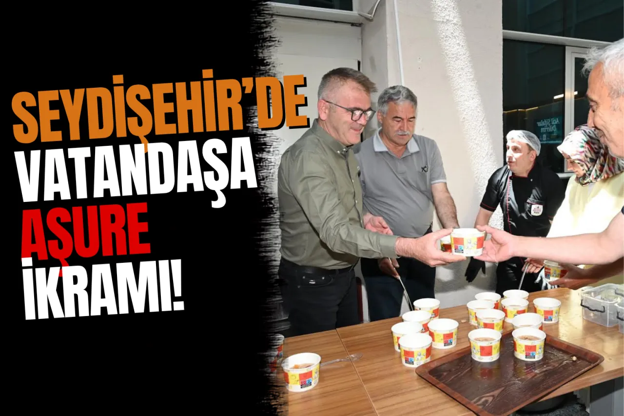 Seydişehir Belediyesi'nden Anlamlı Aşure İkramı: Başkan Ustaoğlu Vatandaşla Buluştu