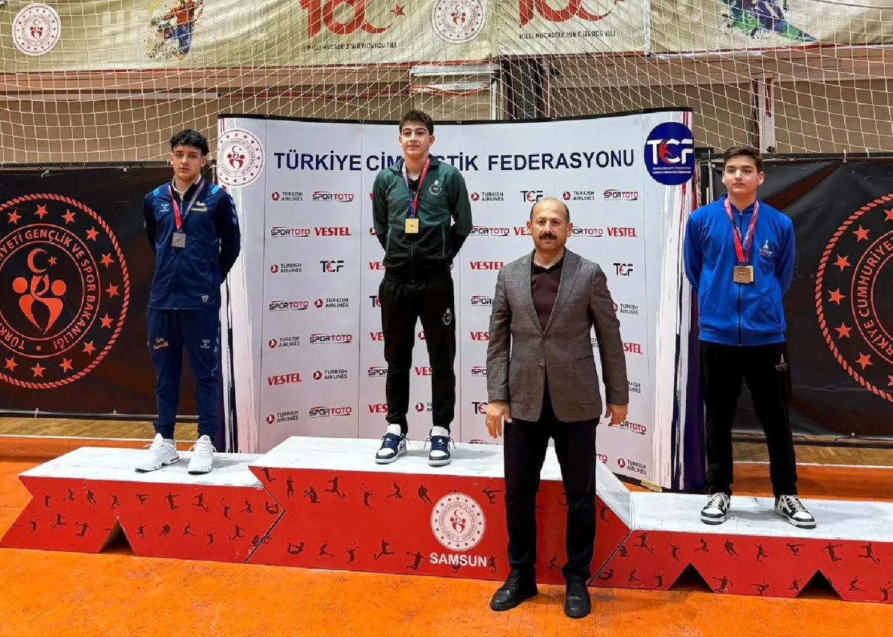 Karatay’ın Gururu! Emirhan Danış Trampolin Cimnastikte Türkiye Şampiyonu Oldu!
