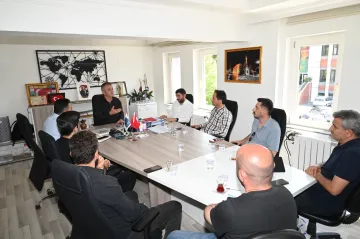 Başkan Ustaoğlu Seydişehirli Harita Mühendisleriyle Buluştu