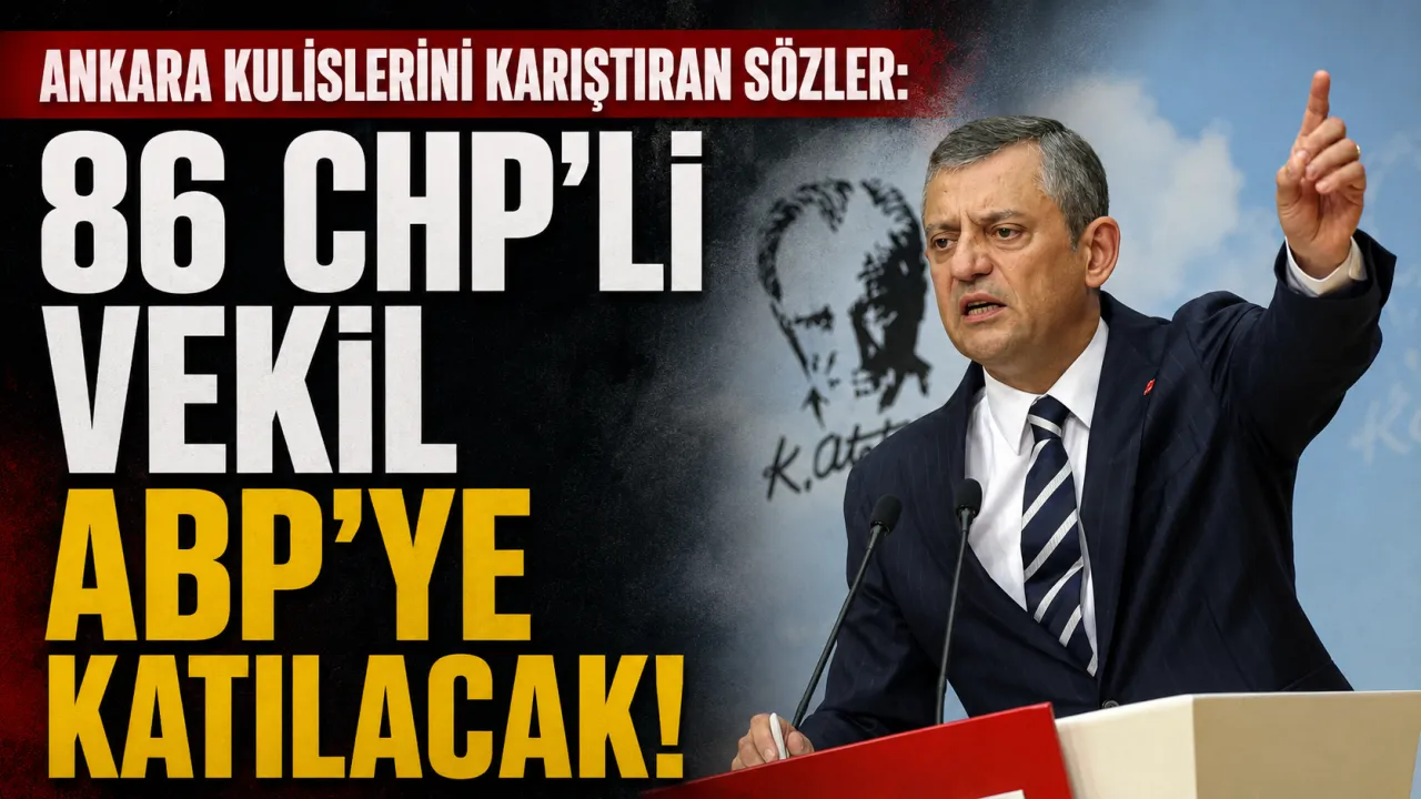 Ankara Kulislerini Karıştıran Sözler: “86 CHP’li Vekil Bize Katılacak”