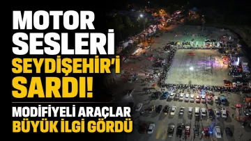 Modifiyeli Araç Tutkunları Konya’da Buluştu: Yüzlerce Araç Seydişehir’de Sergilendi