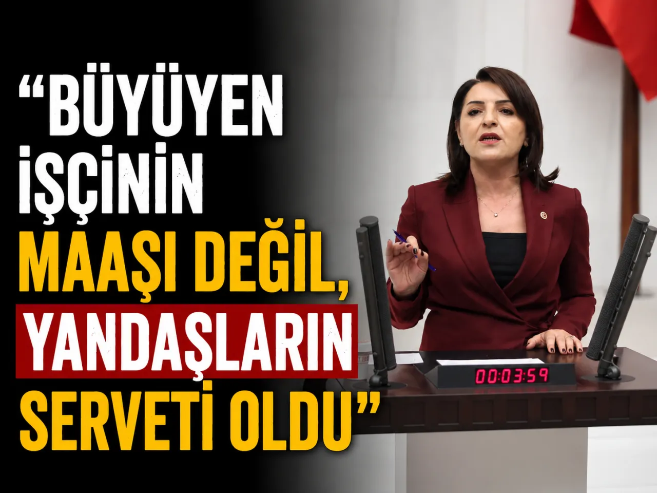 CHP’li Gülcan Kış’tan Sert Ekonomi Çıkışı: “Büyüyen İşçinin Maaşı Değil, Yandaşların Serveti Oldu”