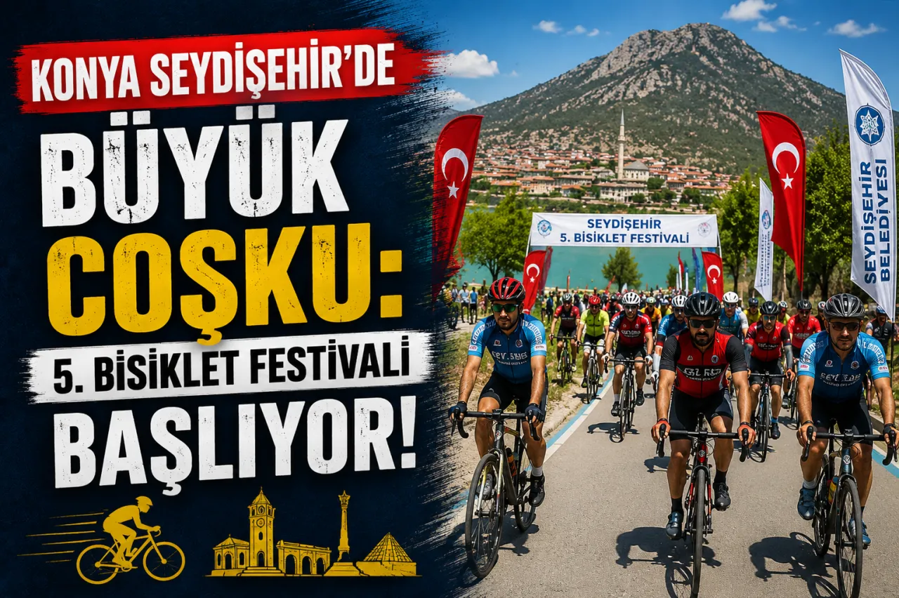 Konya Seydişehir'de Büyük Coşku: 5. Bisiklet Festivali Başlıyor!