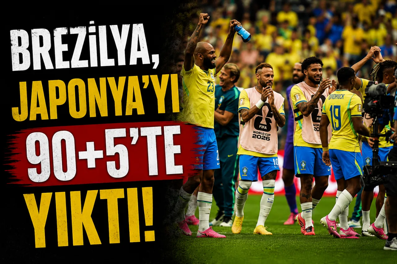 90+5’te Gelen Gol Brezilya’yı Dünya Kupası’nda Tura Taşıdı!