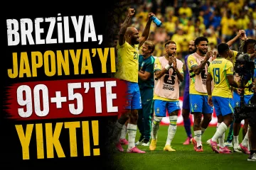90+5’te Gelen Gol Brezilya’yı Dünya Kupası’nda Tura Taşıdı!