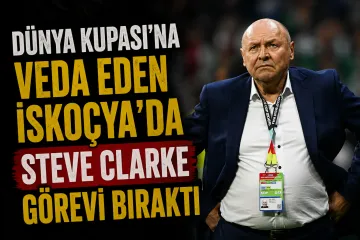 Dünya Kupası'na Veda Eden İskoçya'da Steve Clarke Görevinden Ayrıldı