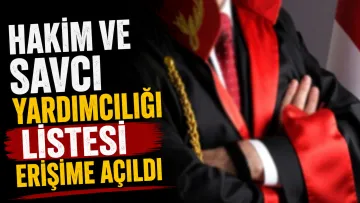 Binlerce Adayın Beklediği Sonuçlar Açıklandı! Hakim ve Savcı Yardımcılığı Listesi Erişime Açıldı