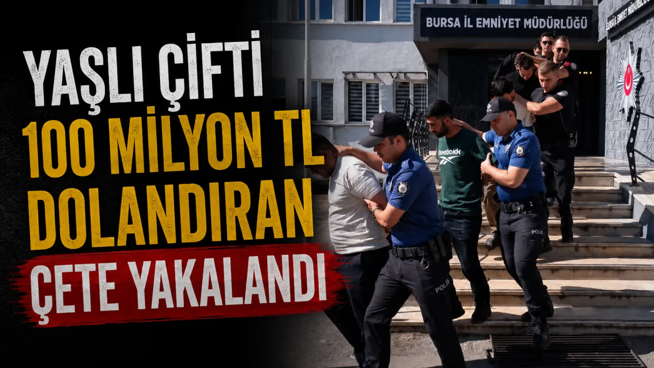 Konya Dahil 8 İlde Sahte Polis Operasyonu: Yaşlı Çift 100 Milyon TL Dolandırıldı