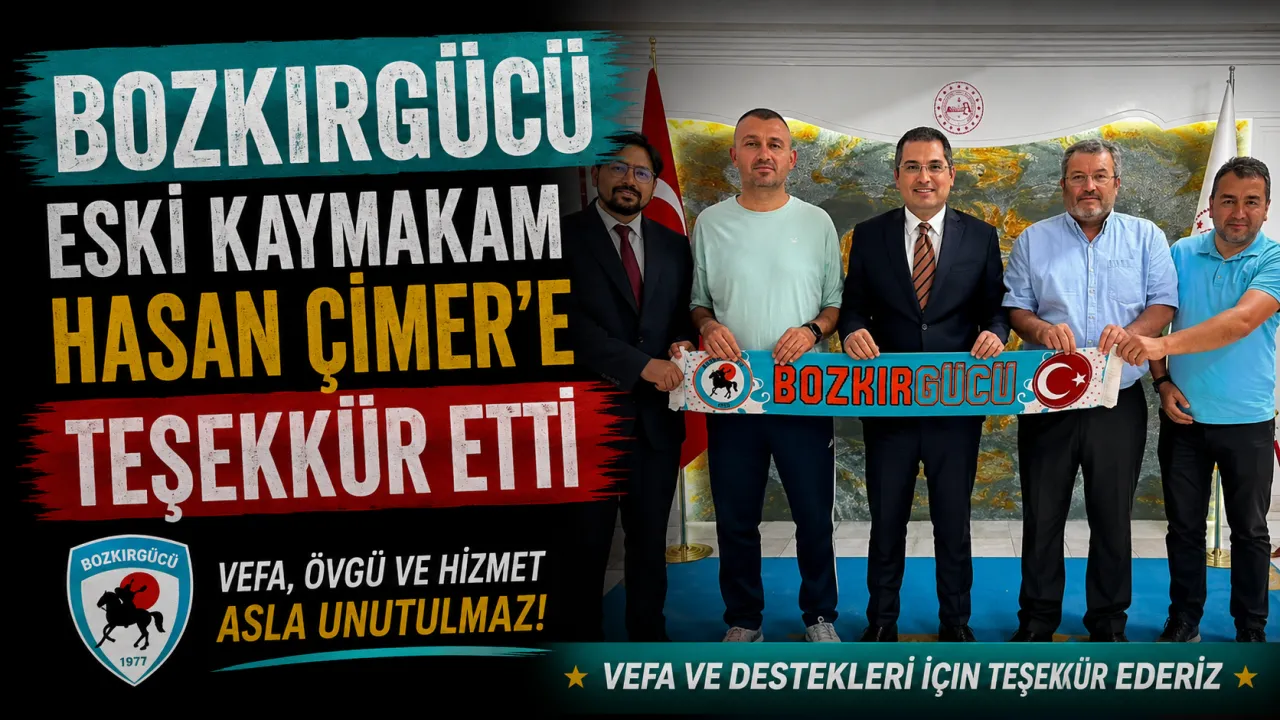 Bozkırgücü’nden Hasan Çimer’e Duygu Dolu Veda: “Kadifeye Sarılmış Çelik”