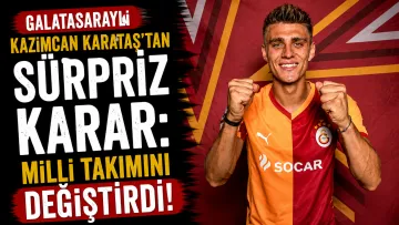 Galatasaraylı Kazımcan Karataş'tan Sürpriz Karar: Milli Takımını Değiştirdi!
