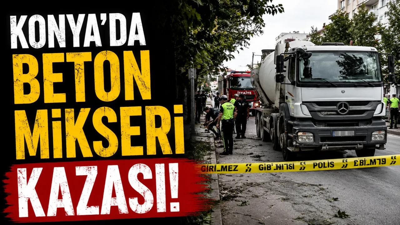 Konya’da Beton Mikseri Elektrikli Bisiklete Çarptı: Alim Çelik Hayatını Kaybetti