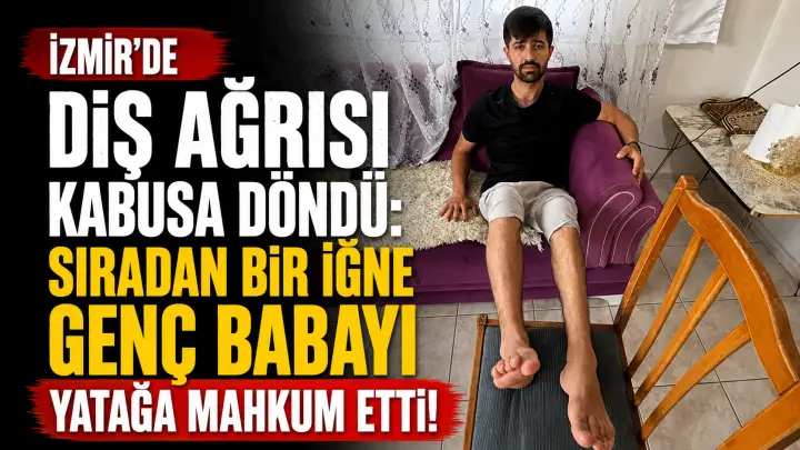 İzmir'de hatalı enjeksiyon iddiasıyla yatağa mahkum olan mobilya ustası hukuk mücadelesi başlattı