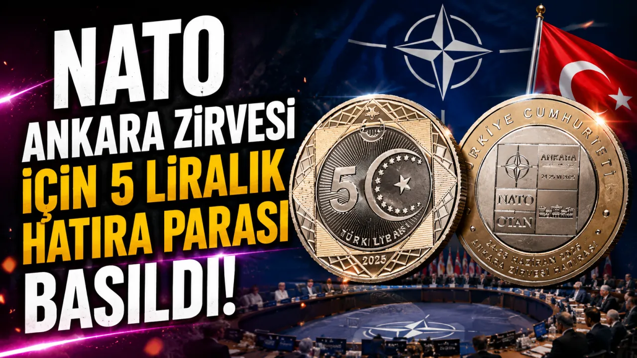 Darphane’den NATO Zirvesine Özel Tedavül Hatıra Parası