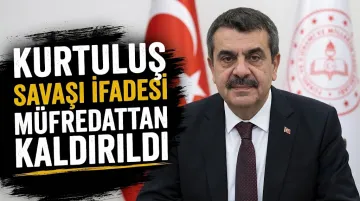 Bakan Tekin Açıkladı: Müfredatta “Kurtuluş Savaşı” Yerine “Millî Mücadele” Kullanılacak