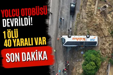 Kırıkkale Kaman Yolunda Feci Otobüs Kazası: Süha Turizm Yolcu Otobüsü Devrildi1