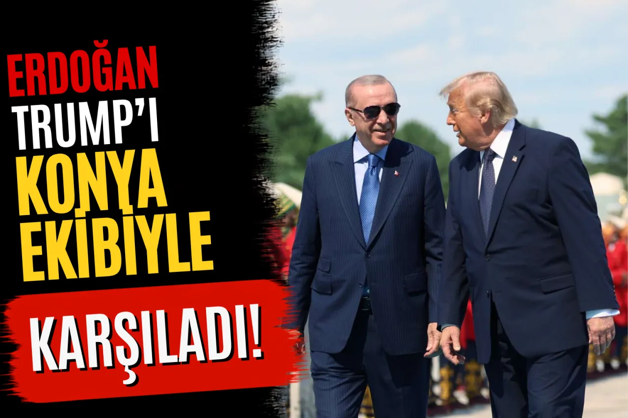 Erdoğan, Trump'ı Konya Ekibiyle Karşıladı